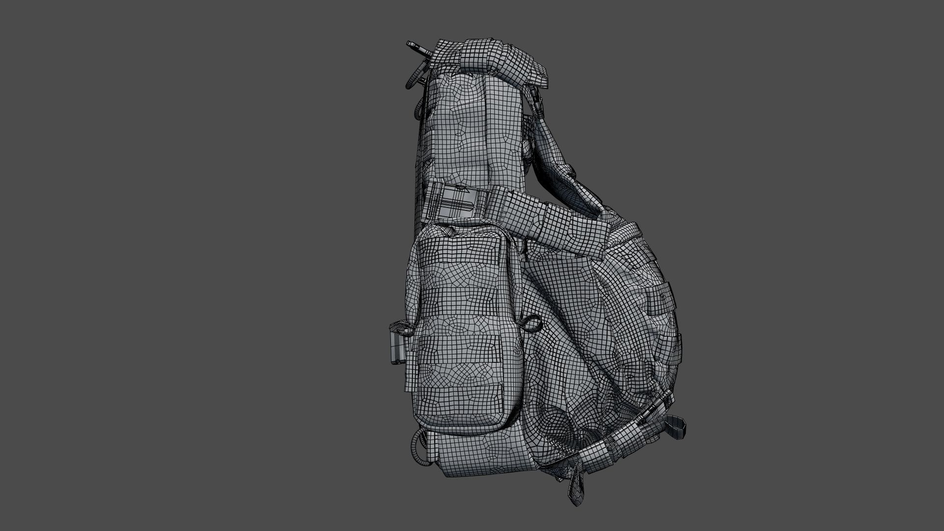 SOLDIER Backpack Tactical Cargo 3D model_112