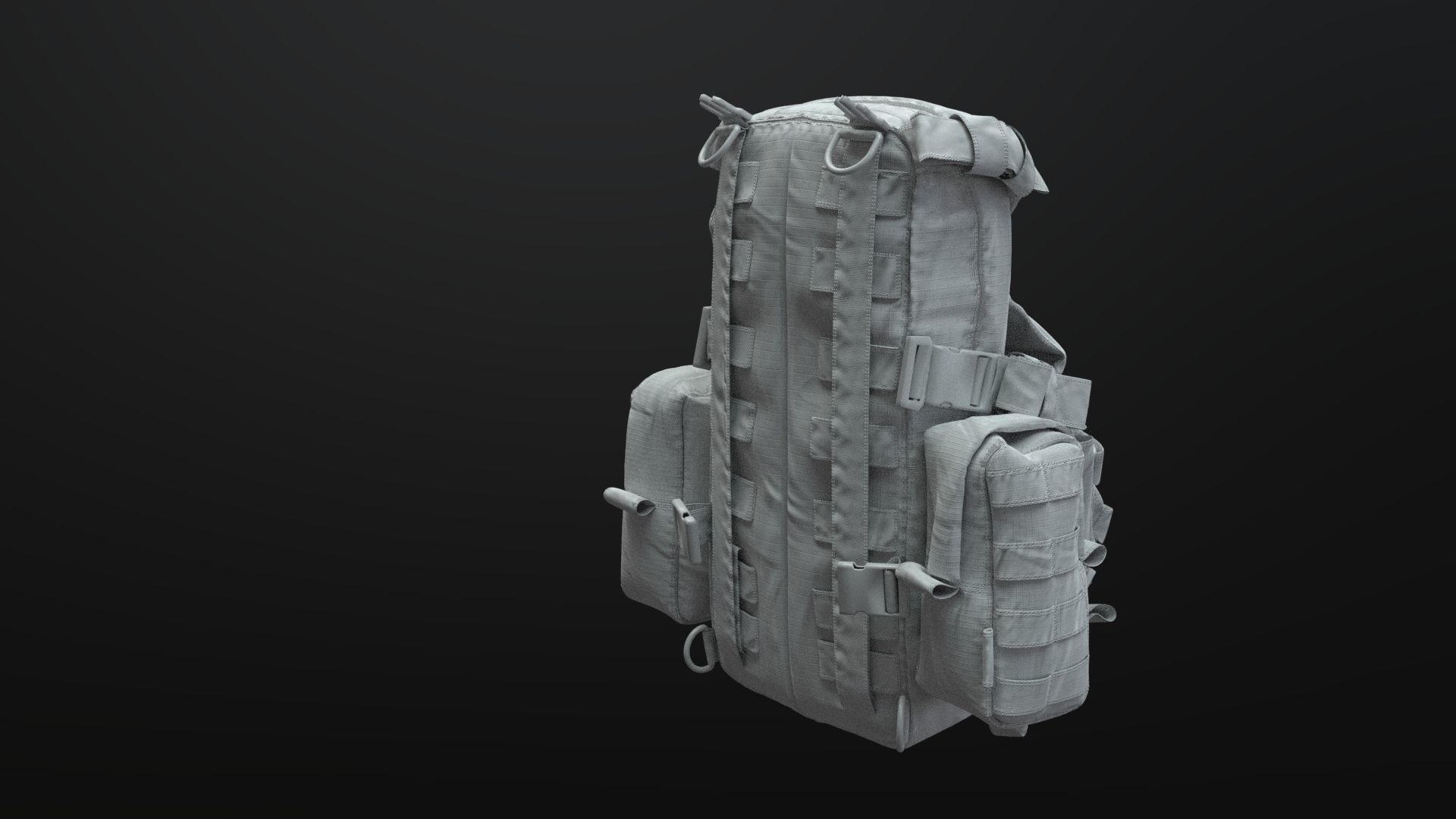 SOLDIER Backpack Tactical Cargo 3D model_69
