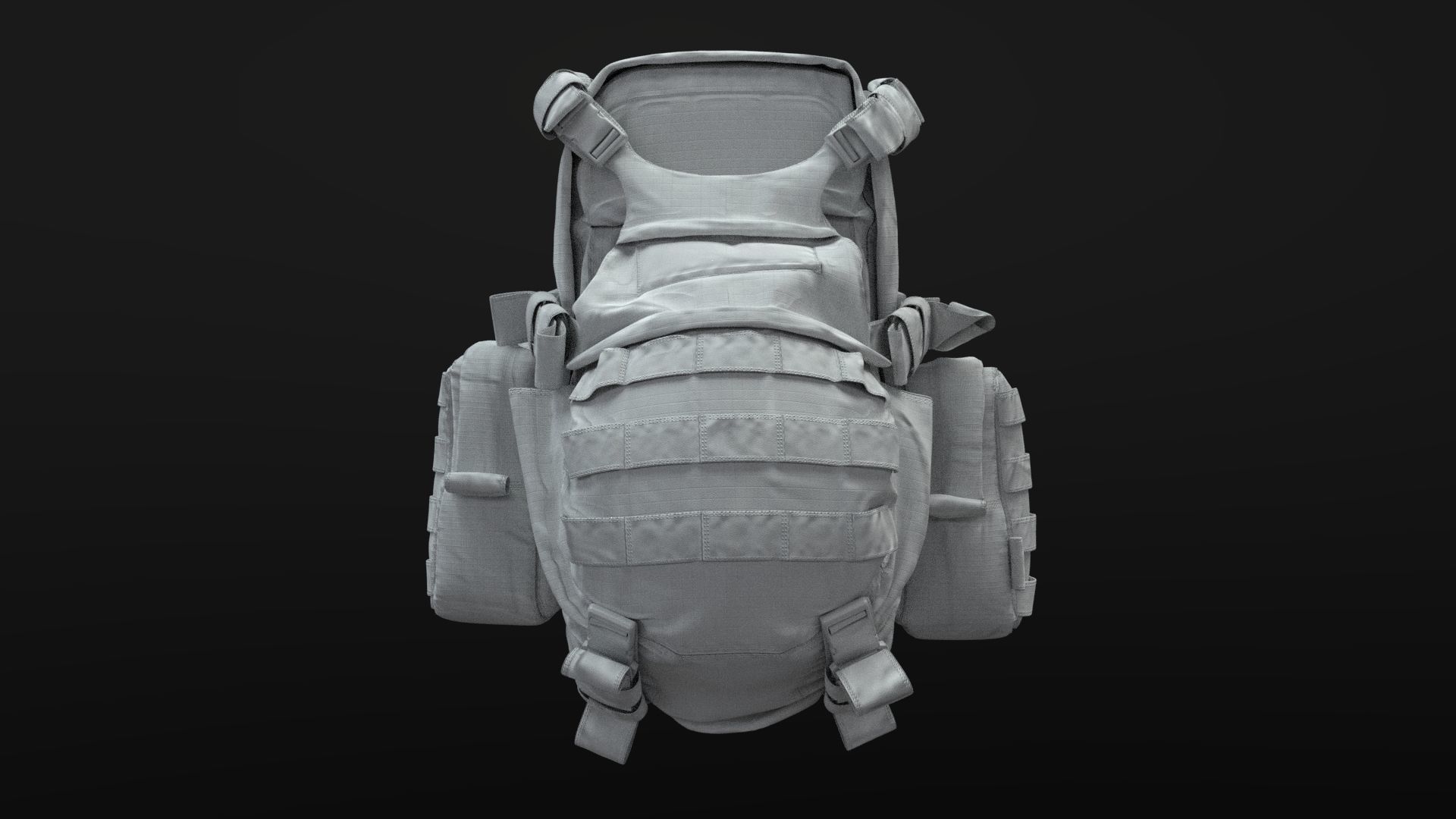 SOLDIER Backpack Tactical Cargo 3D model_75