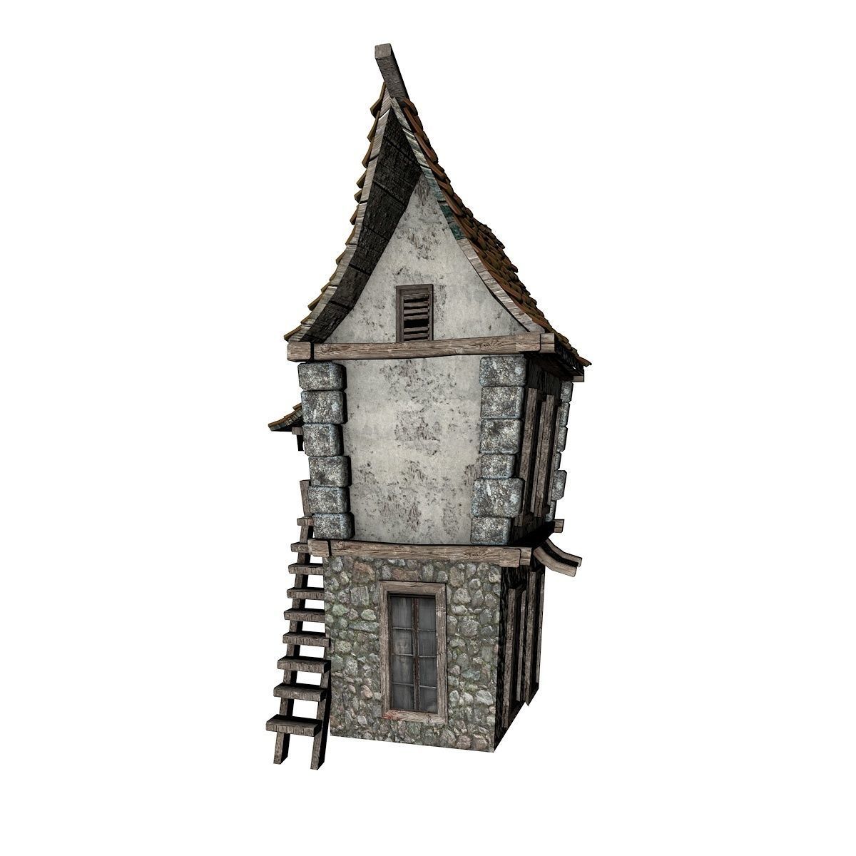 Old House 3D model_3