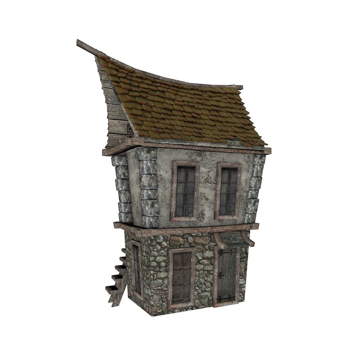 Old House 3D model_4