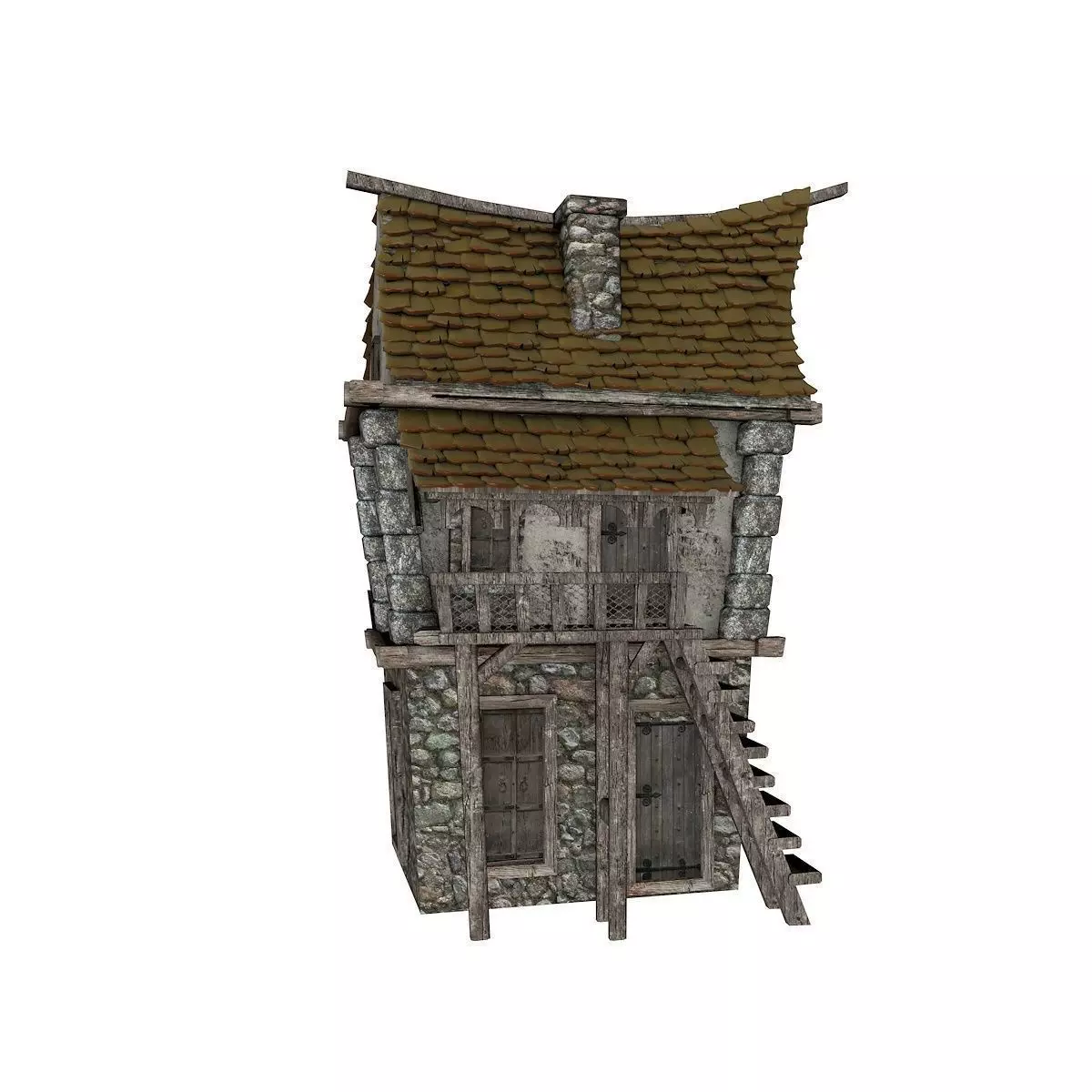 Old House 3D model_0