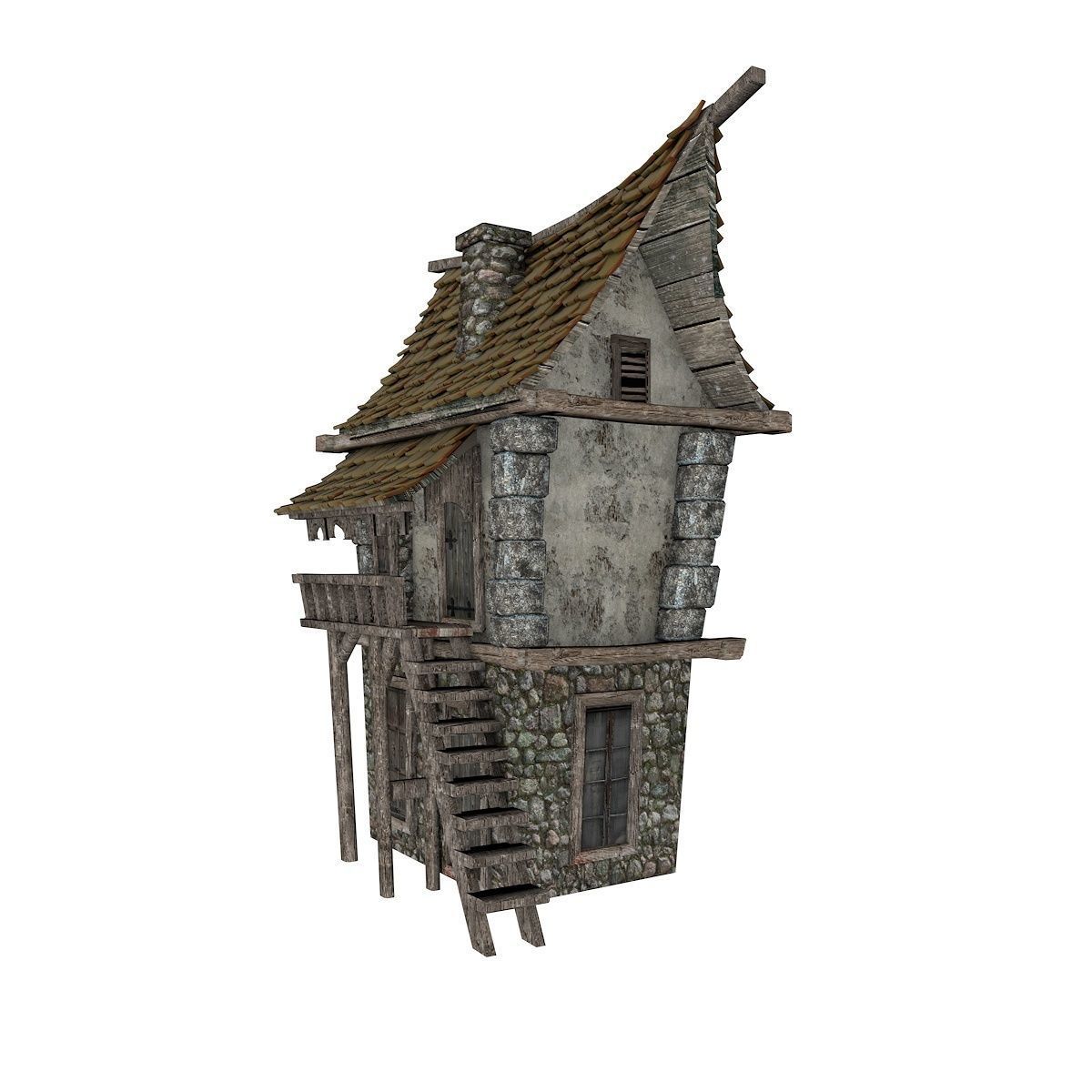 Old House 3D model_2