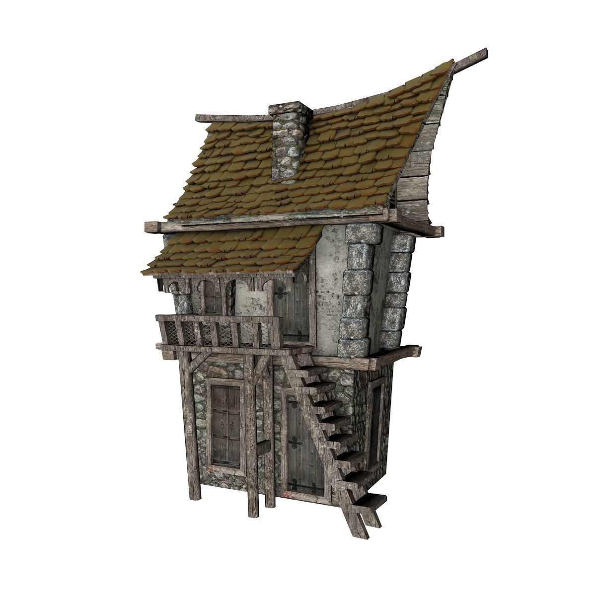 Old House 3D model_1