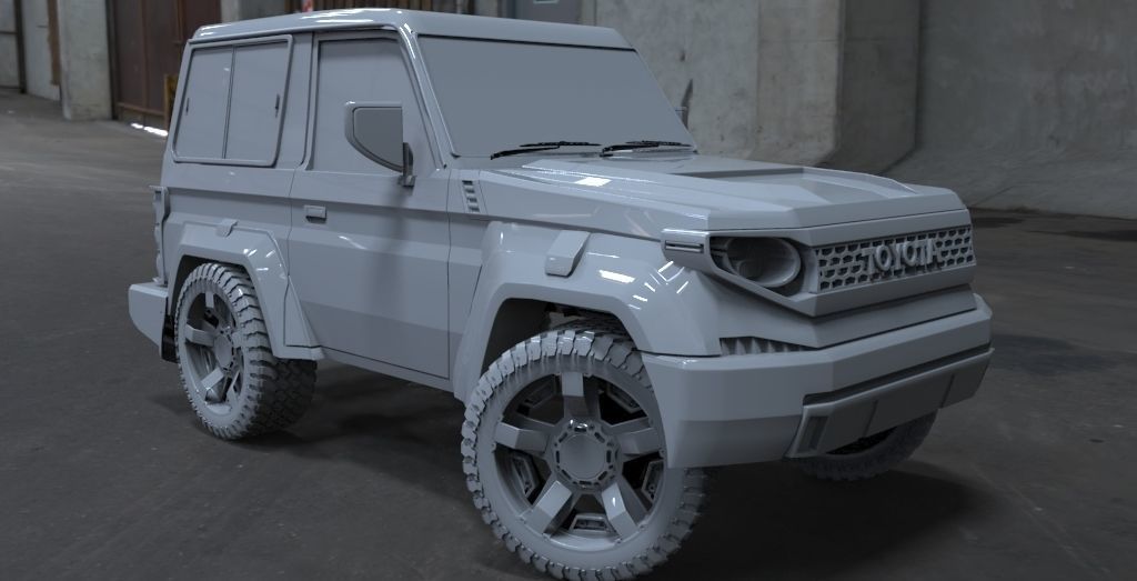 Toyota Land Cruiser XJ700 Concept 3D model CGTrader