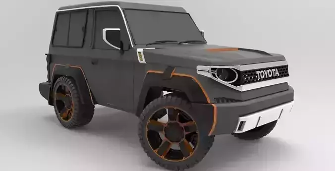 Toyota Land Cruiser XJ700 Concept  3D model
