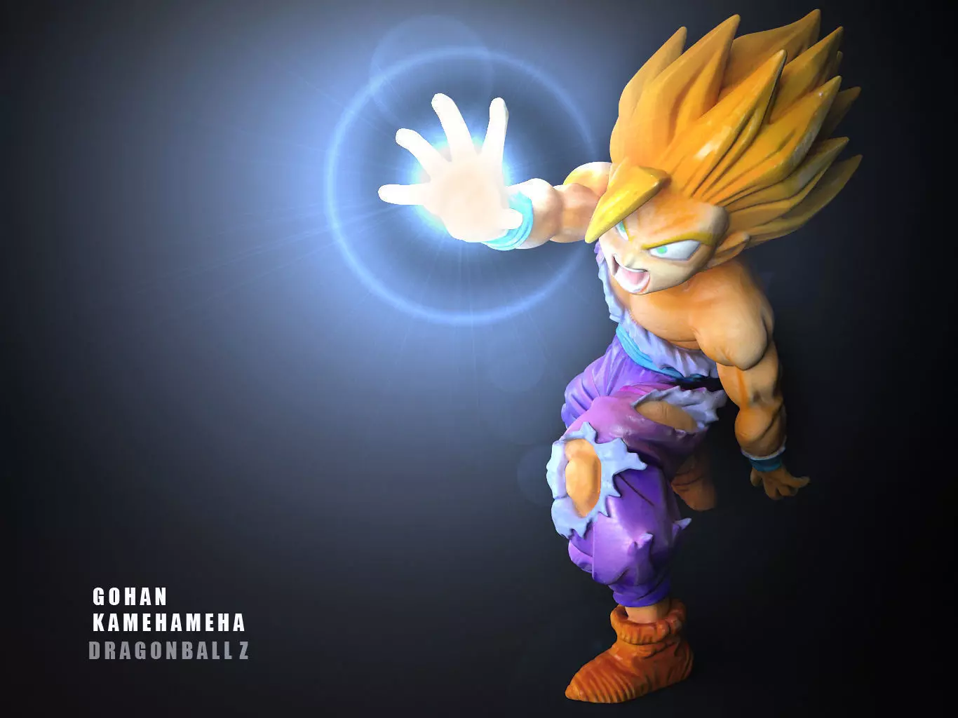 GOHAN KAMEHAMEHA 3D model