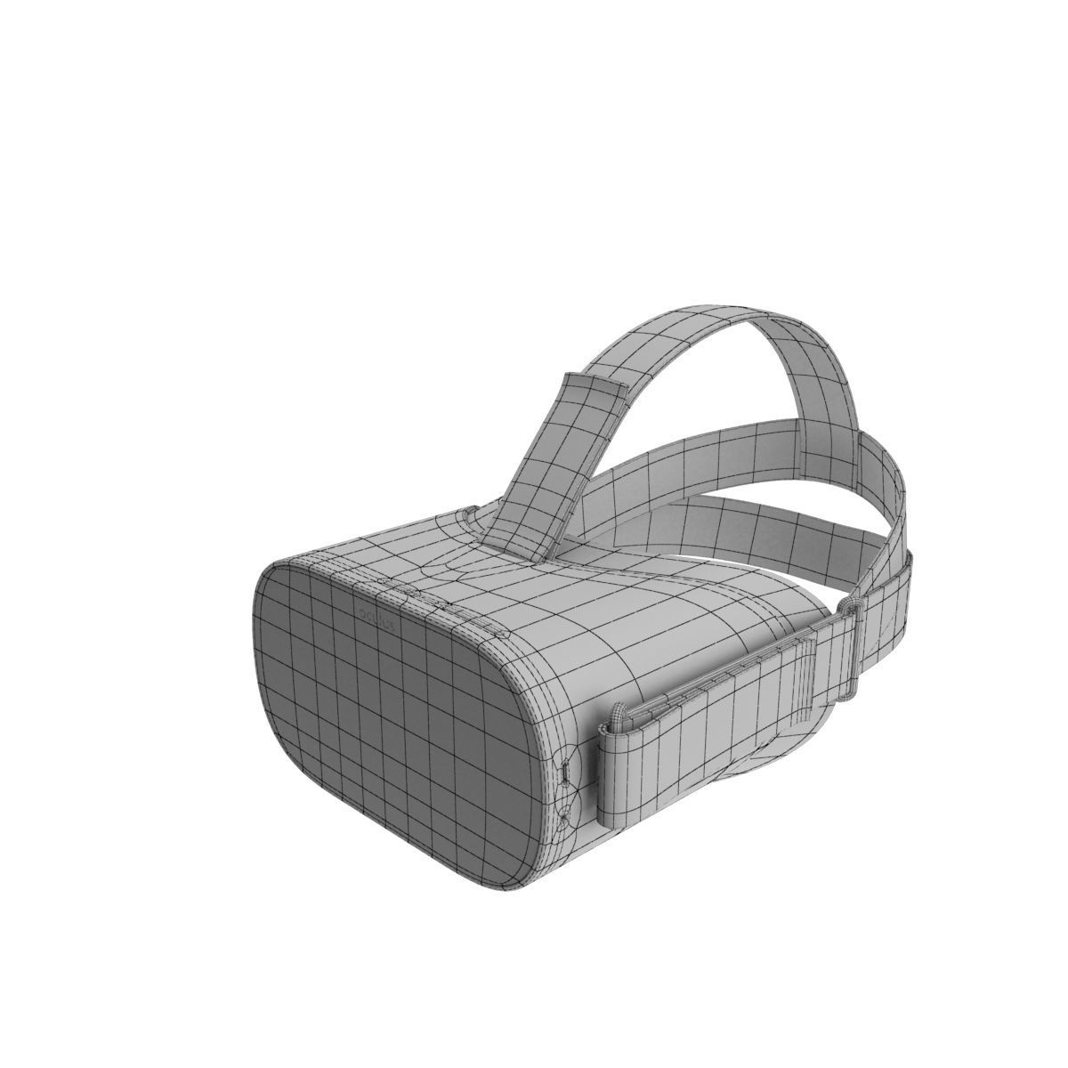 Oculus Go Standalone VR Headset 3D model_9