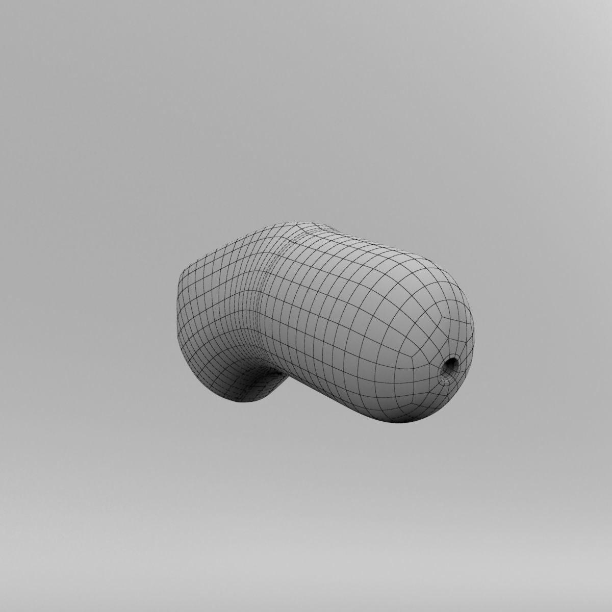 Oculus Go Controller 3D model_11