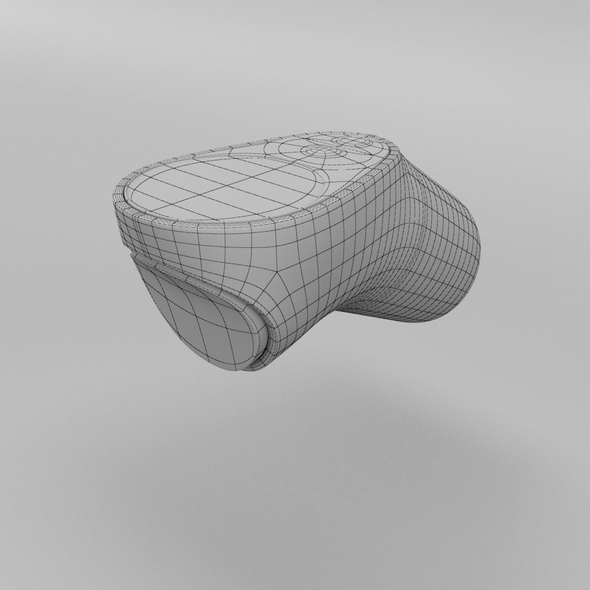 Oculus Go Controller 3D model_9