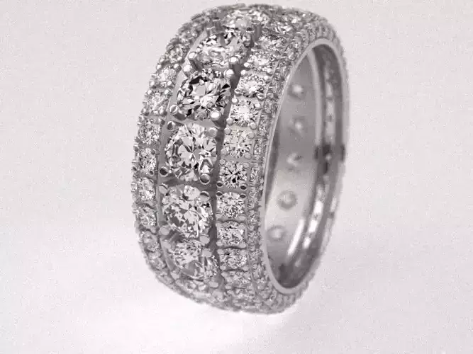 Diamond tire ring  3D print model