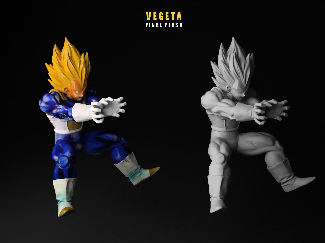 VEGETA FINAL FLASH 3D model_11
