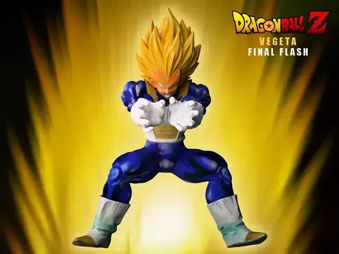 VEGETA FINAL FLASH 3D model