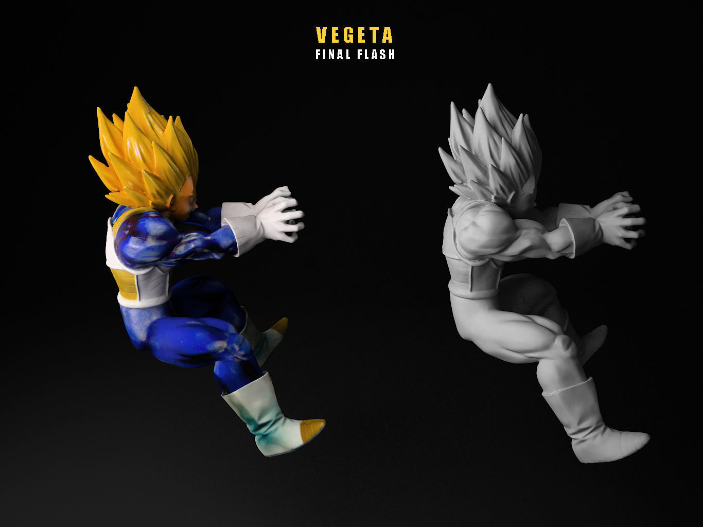 VEGETA FINAL FLASH 3D model_10