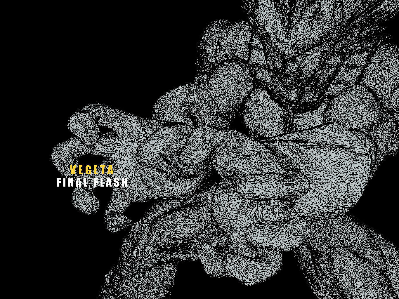 VEGETA FINAL FLASH 3D model_18