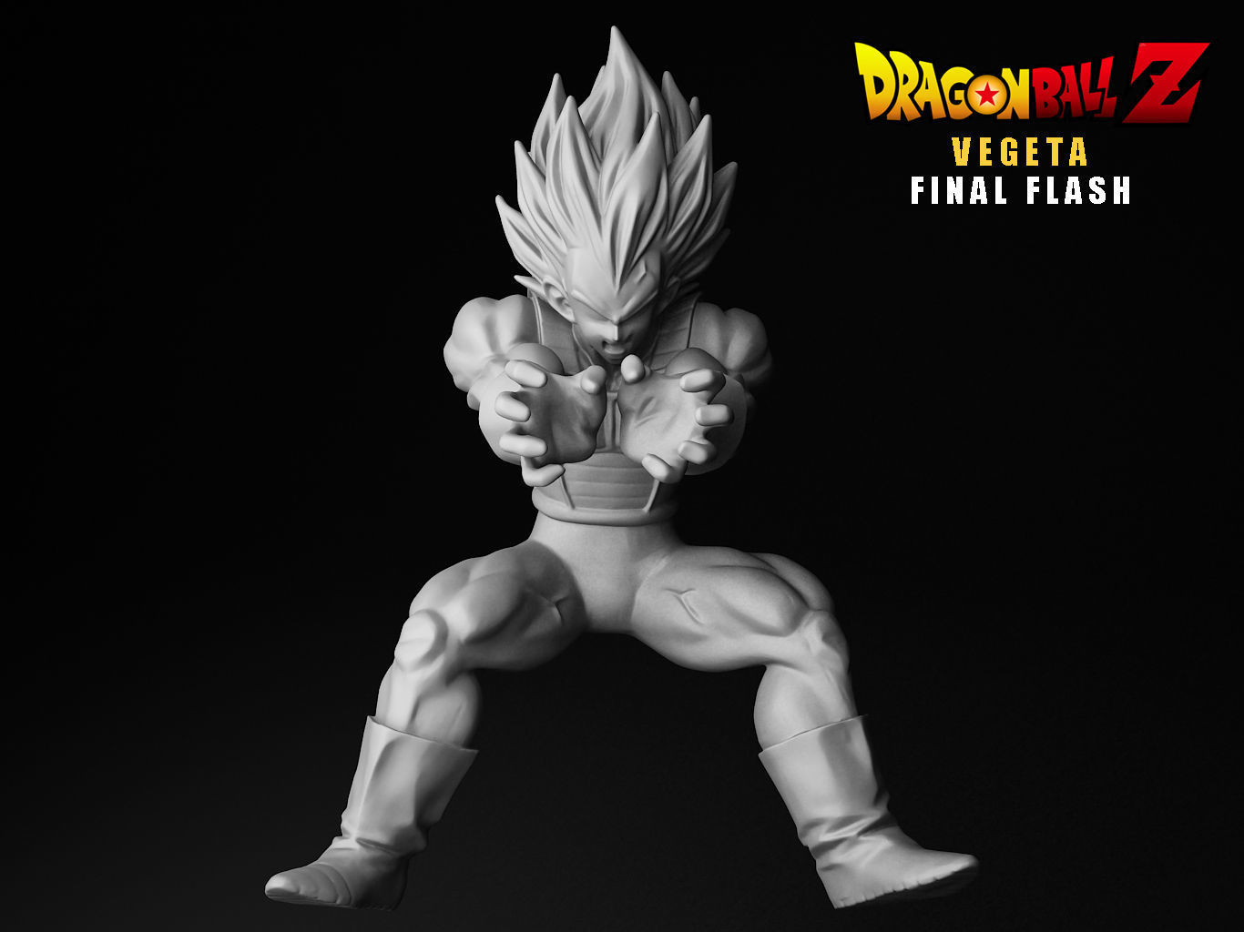 VEGETA FINAL FLASH 3D model_1