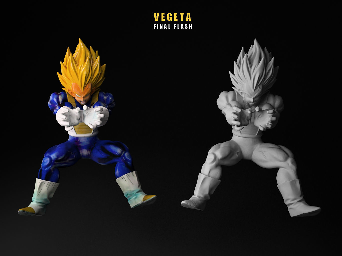 VEGETA FINAL FLASH 3D model_12