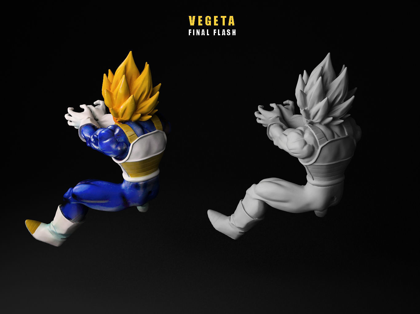 VEGETA FINAL FLASH 3D model_7