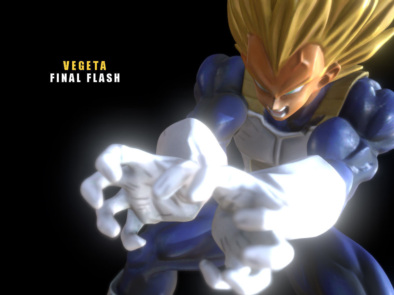 VEGETA FINAL FLASH 3D model_19