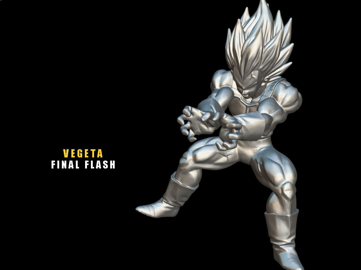 VEGETA FINAL FLASH 3D model_17