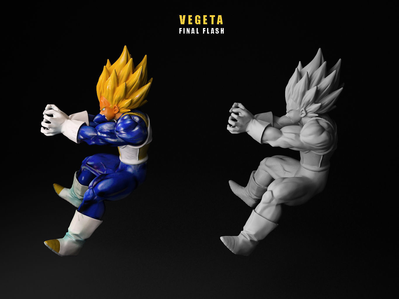 VEGETA FINAL FLASH 3D model_6