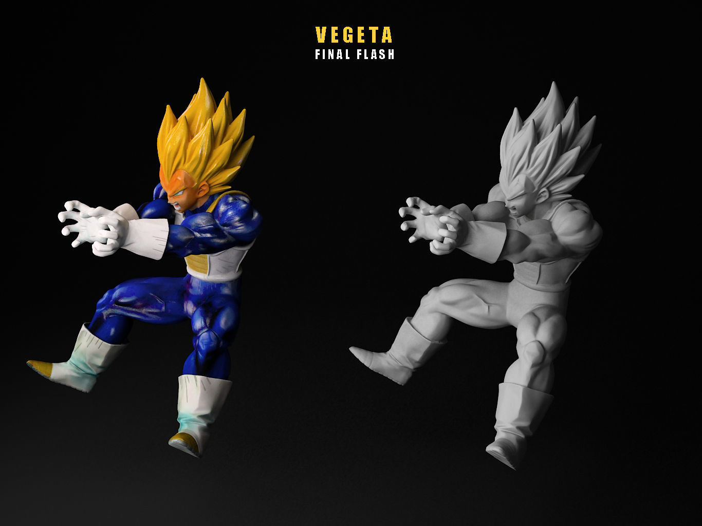 VEGETA FINAL FLASH 3D model_5