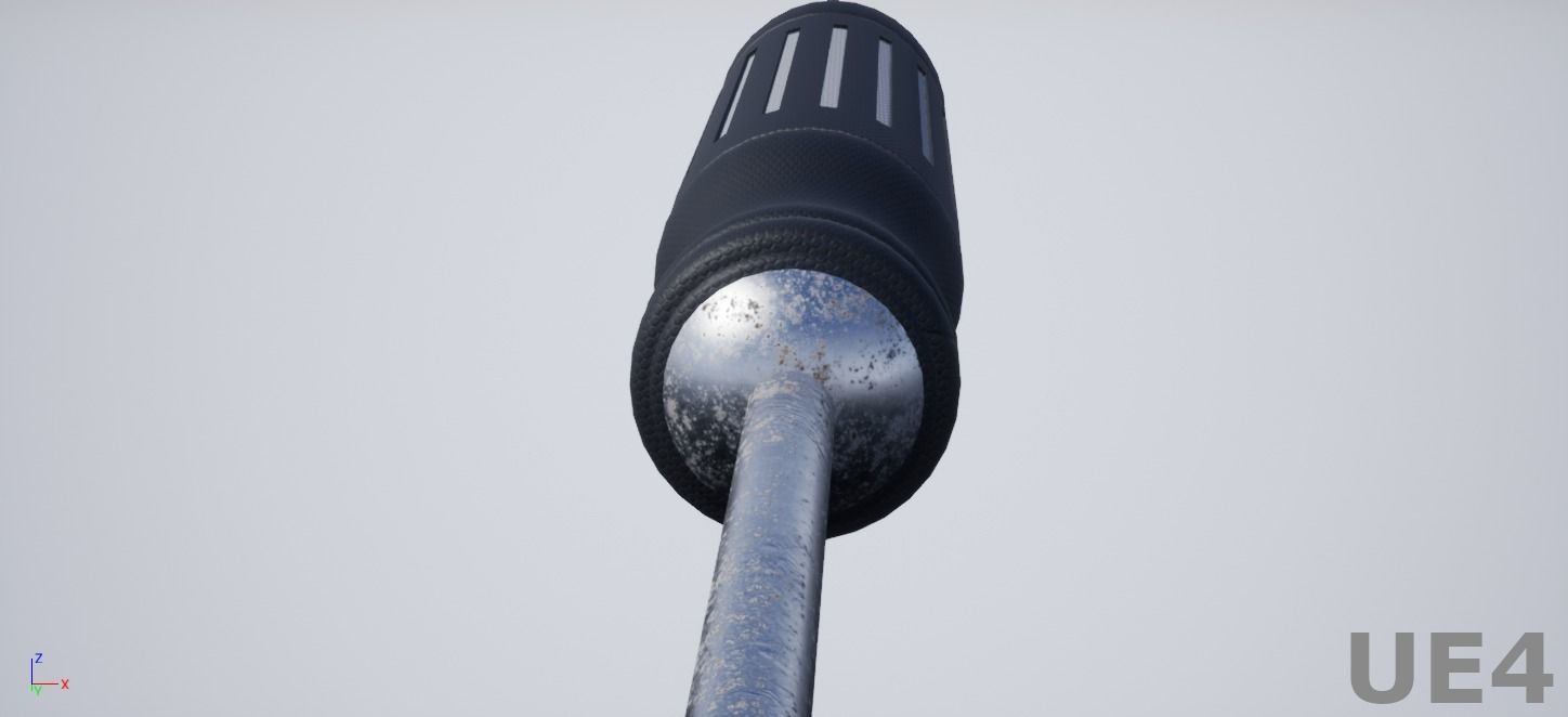 Screwdriver Low-poly 3D model_4