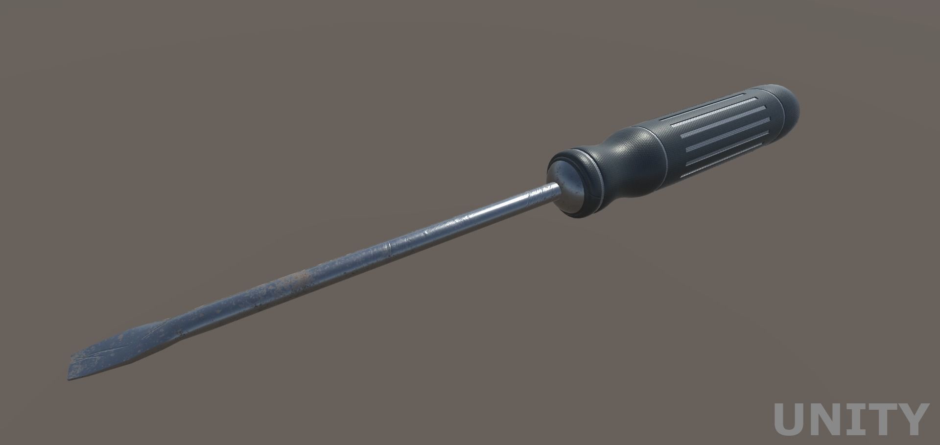 Screwdriver Low-poly 3D model_5
