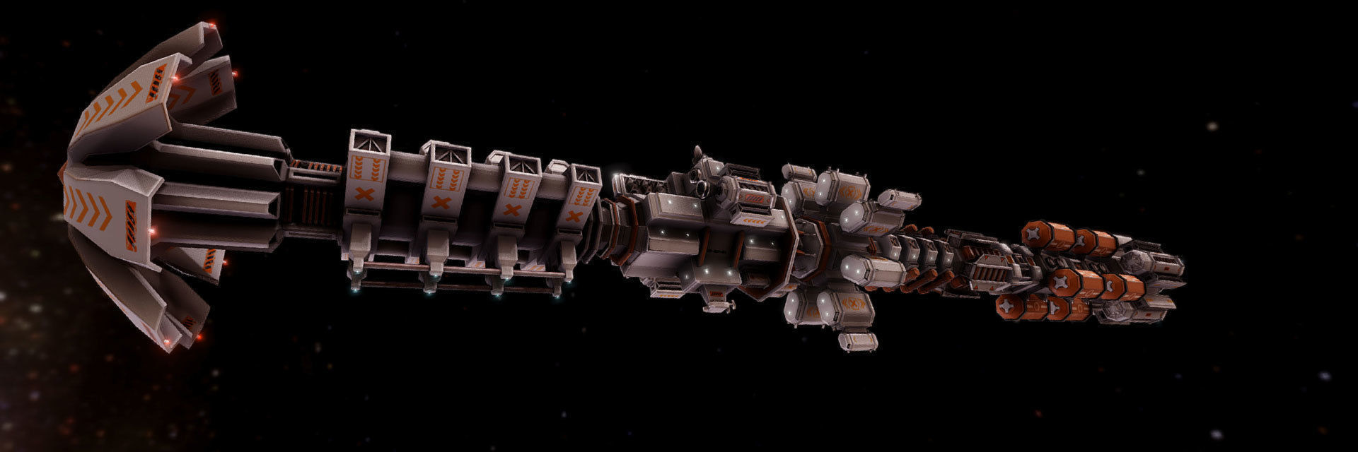 WS-SP-01 Concept Colonisation spacecraft Low-poly 3D model_15