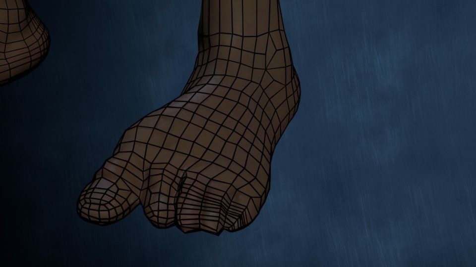 Human Demon-Troll Low-poly 3D model_7