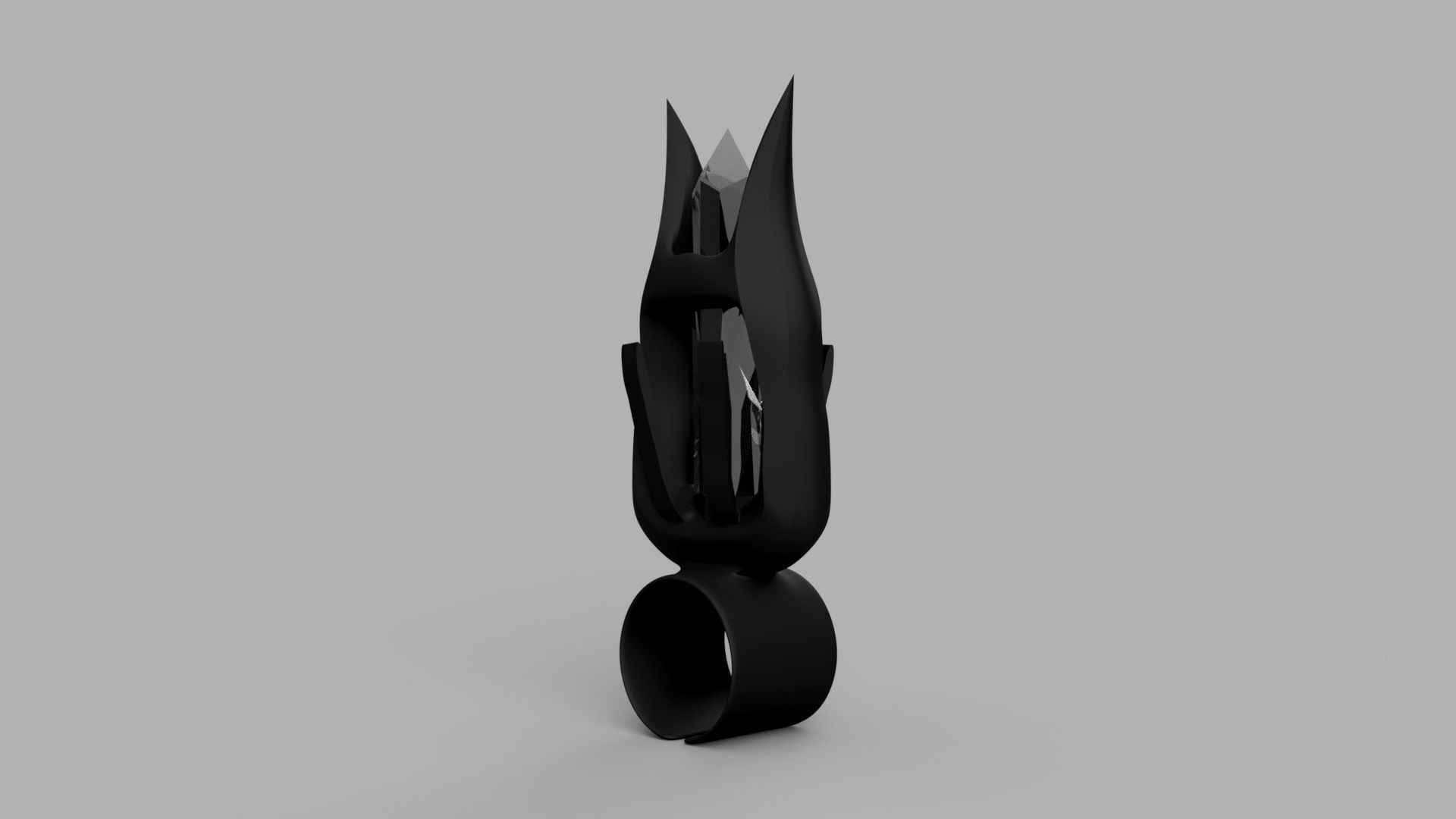 Maleficent Movie Ring replica 3D print model_2