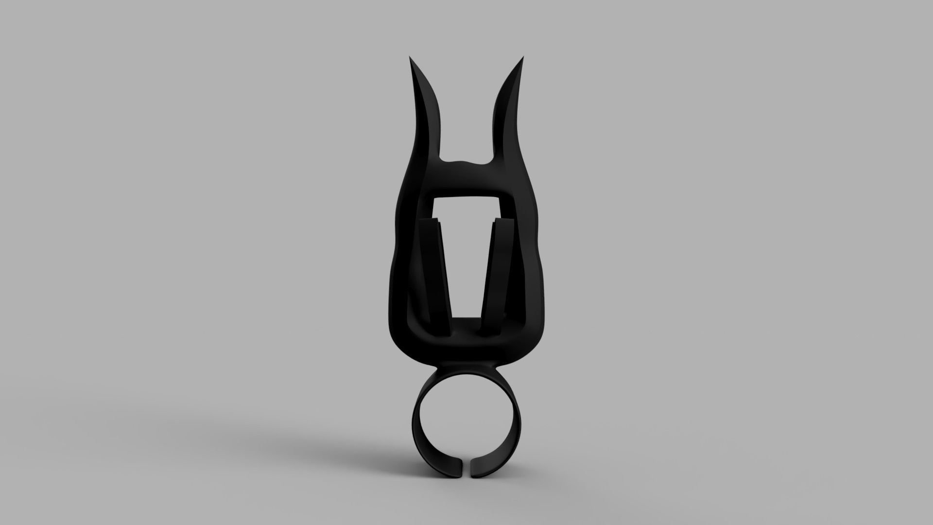 Maleficent Movie Ring replica 3D print model_1