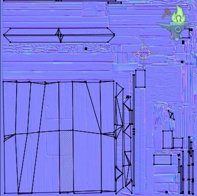 Gallows Low-poly 3D model_4