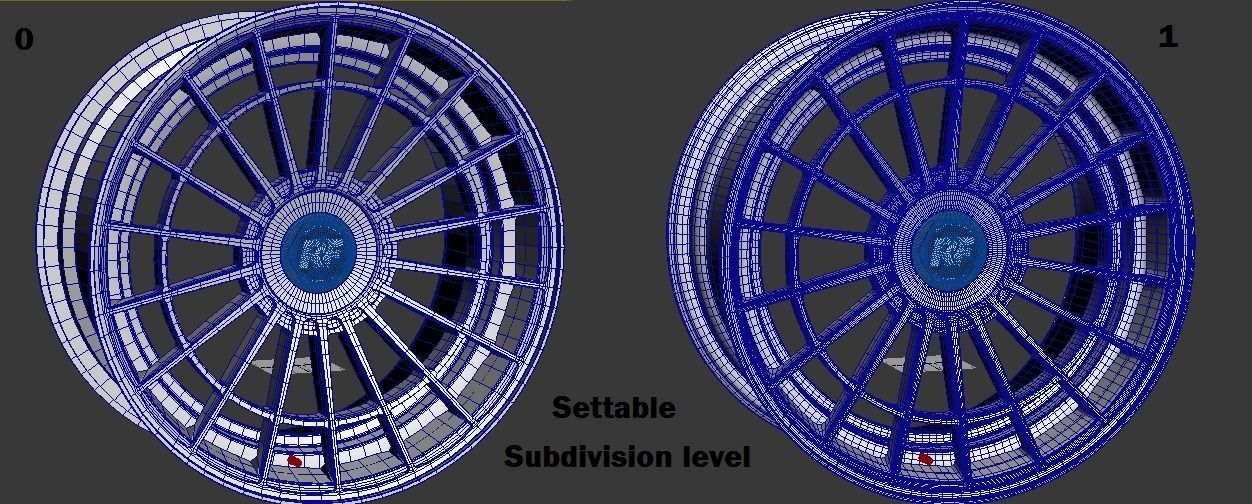 Rotiform Cast LAS-R Wheel 3D model_5