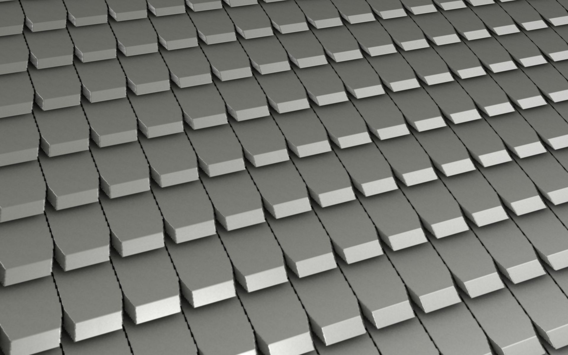 City House -11- Double-House - Roof black - Wall dark white Low-poly 3D model_37