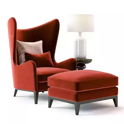 Monroe Armchair Red