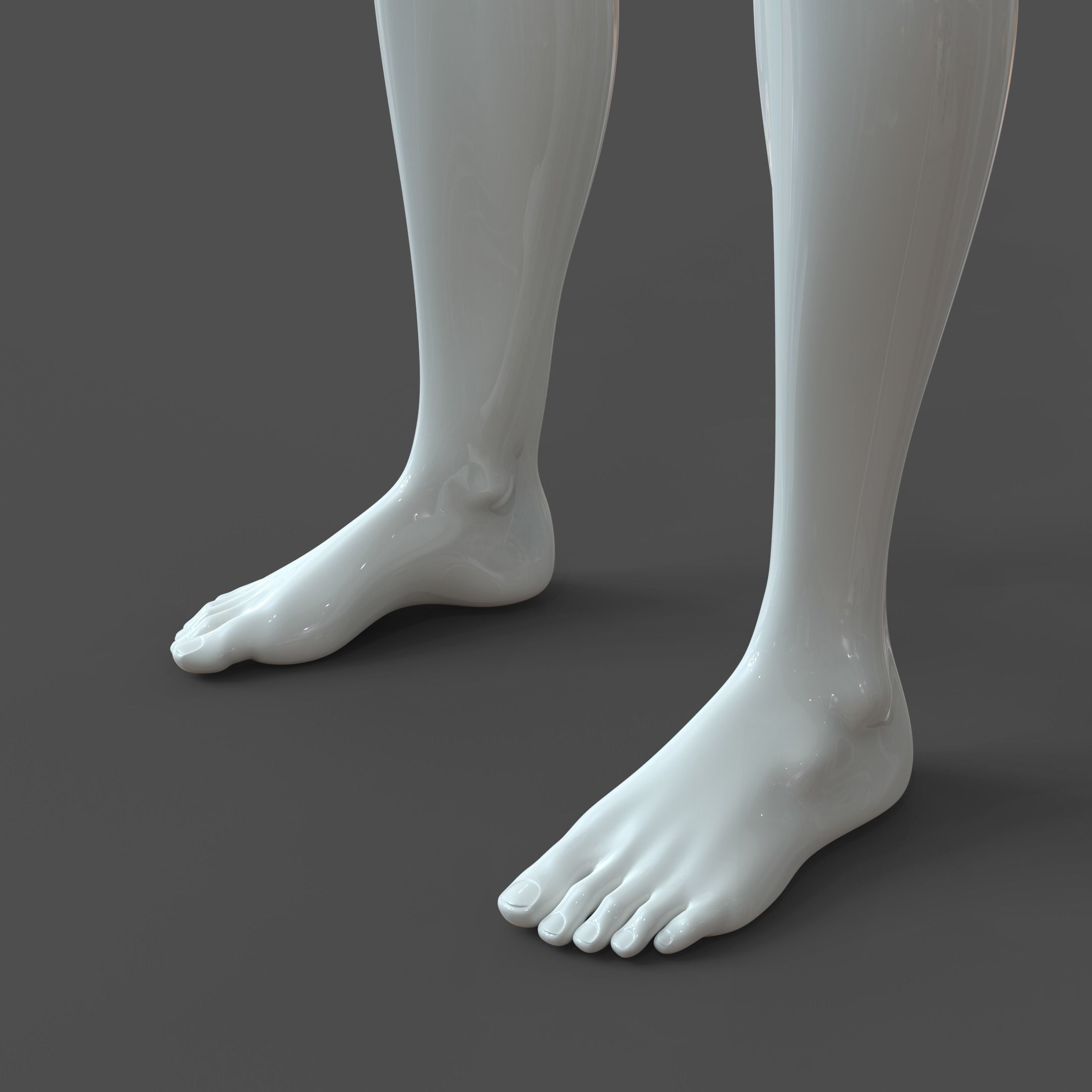 CAD-friendly Young Female Model F4P2D0V1 3D model_20