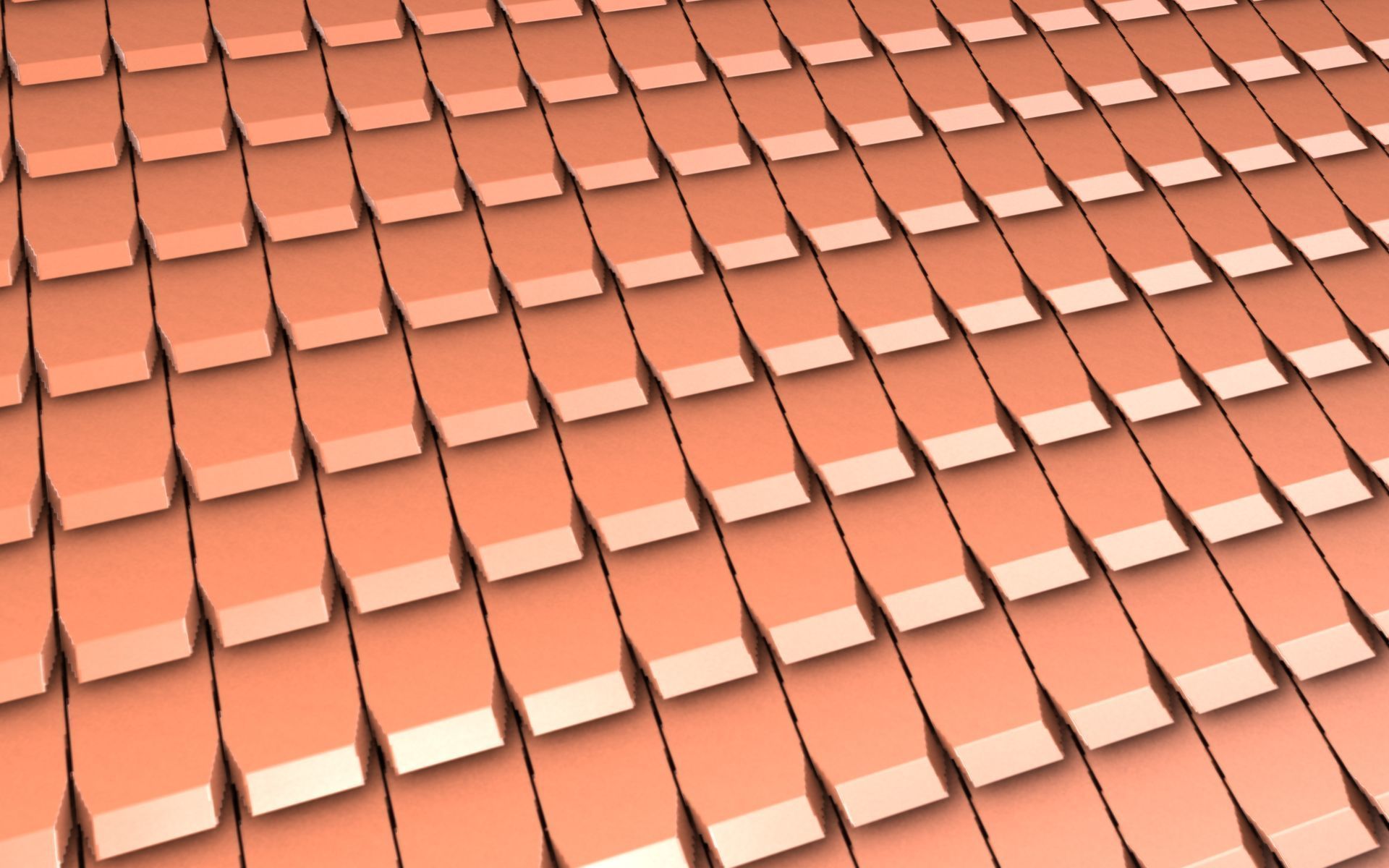 City House - 3 - Half-Double-House - Roof red - Wall black white Low-poly 3D model_34