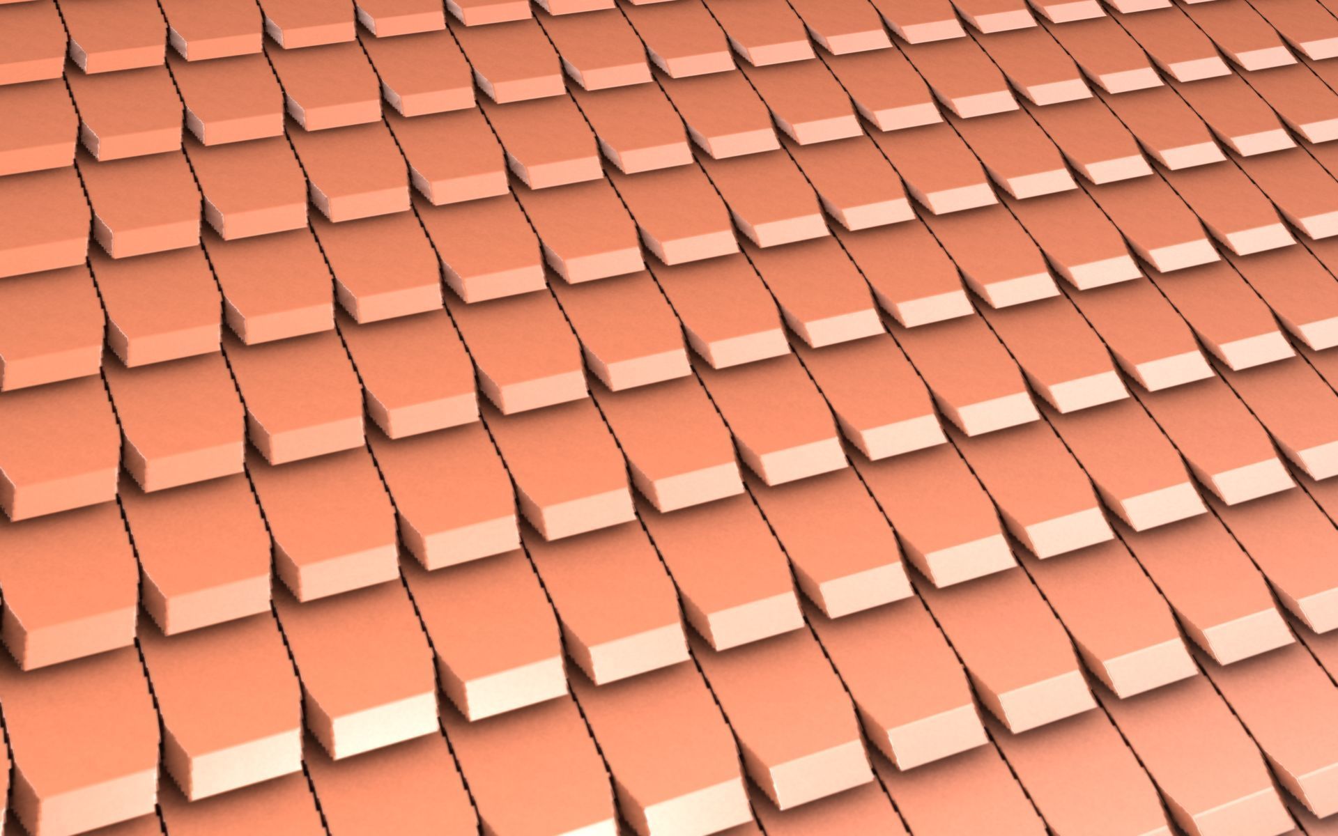 City House -2- Double-House - Roof red - Wall gray black Low-poly 3D model_37