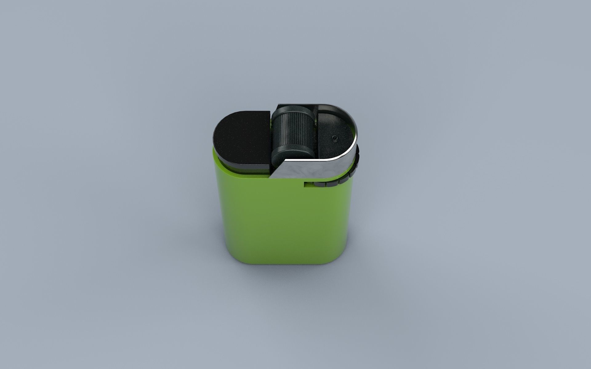 Gas Lighter 3D model_3