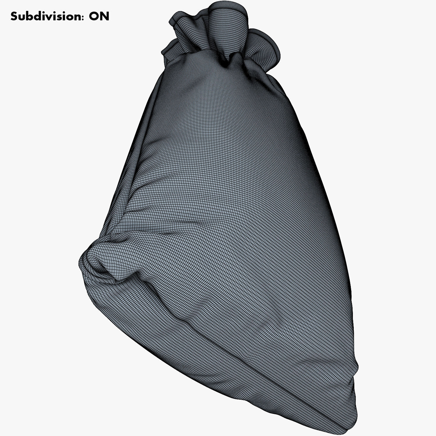 Sack v 2 bag 3D model_25