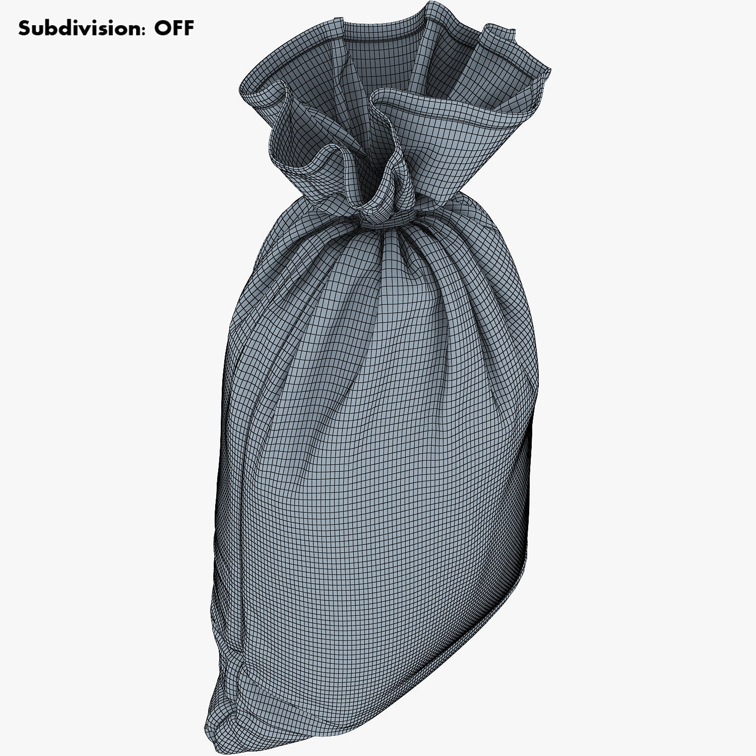 Sack v 2 bag 3D model_24