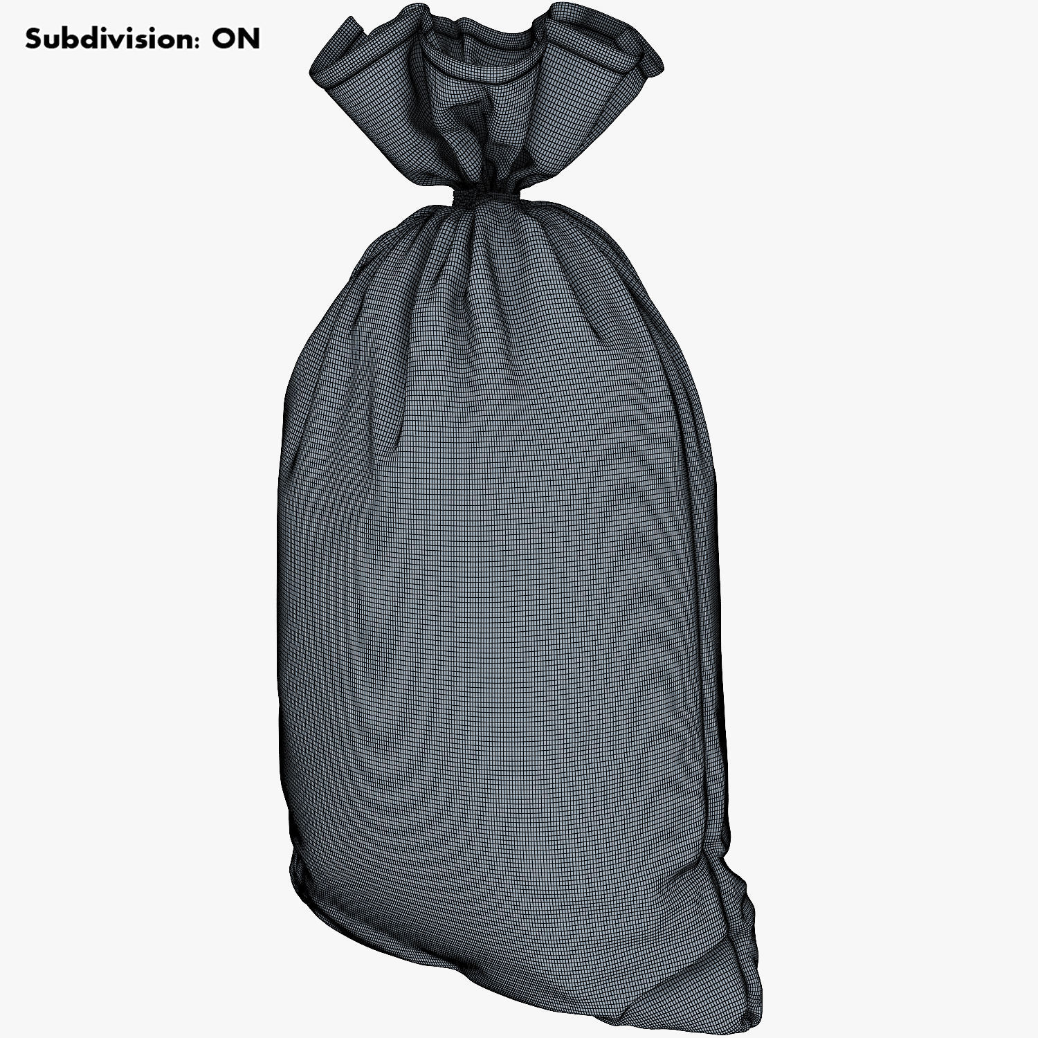 Sack v 2 bag 3D model_19