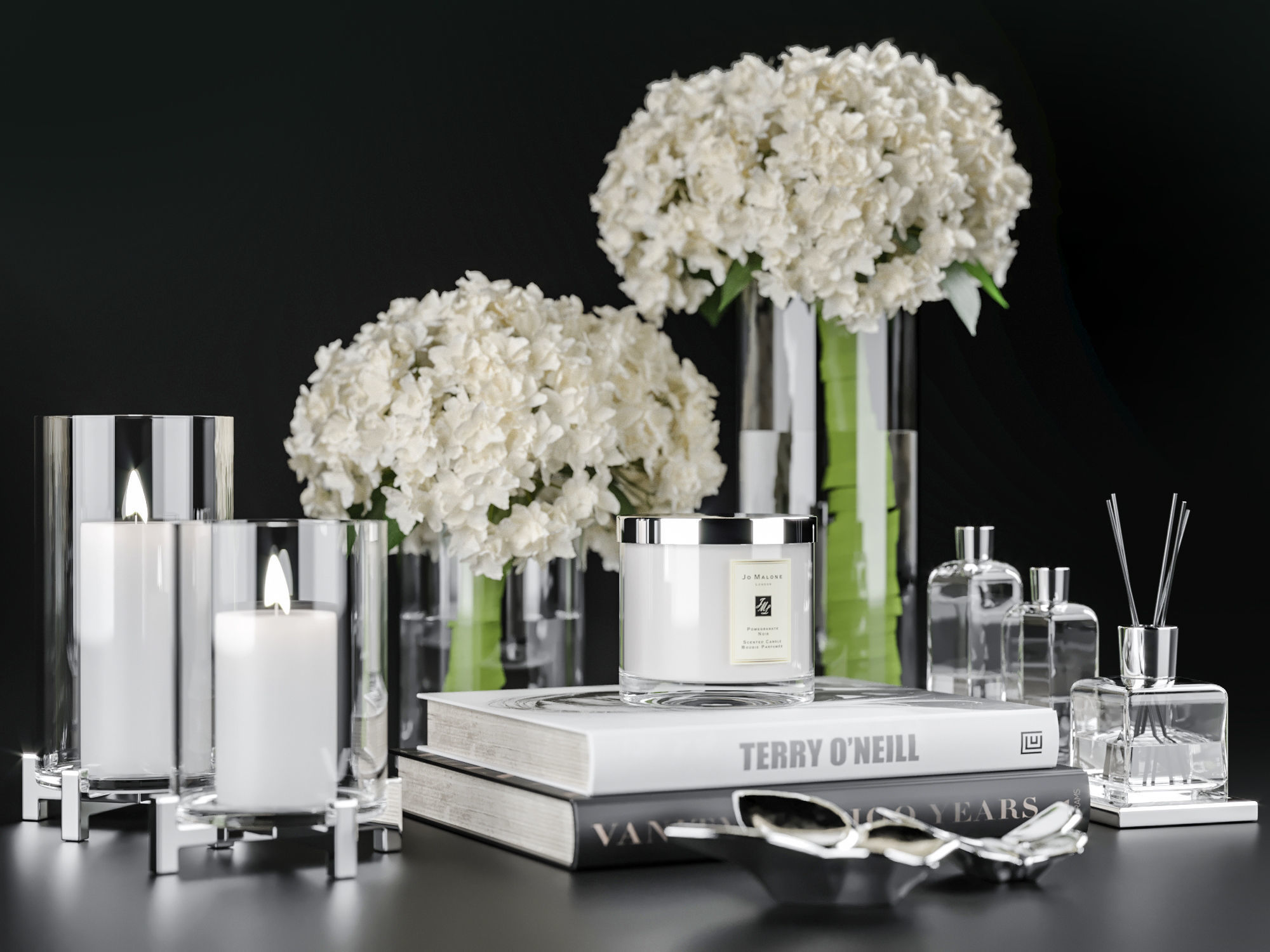 Decorative set08 3D model_1