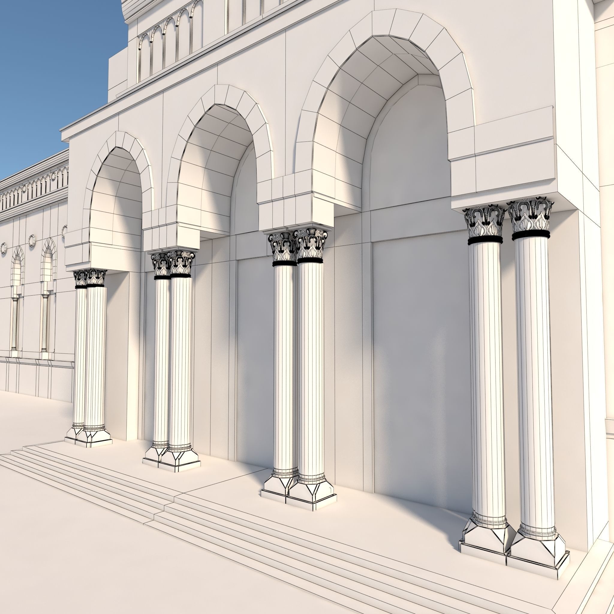 Masjid Nabawi 3D model_48