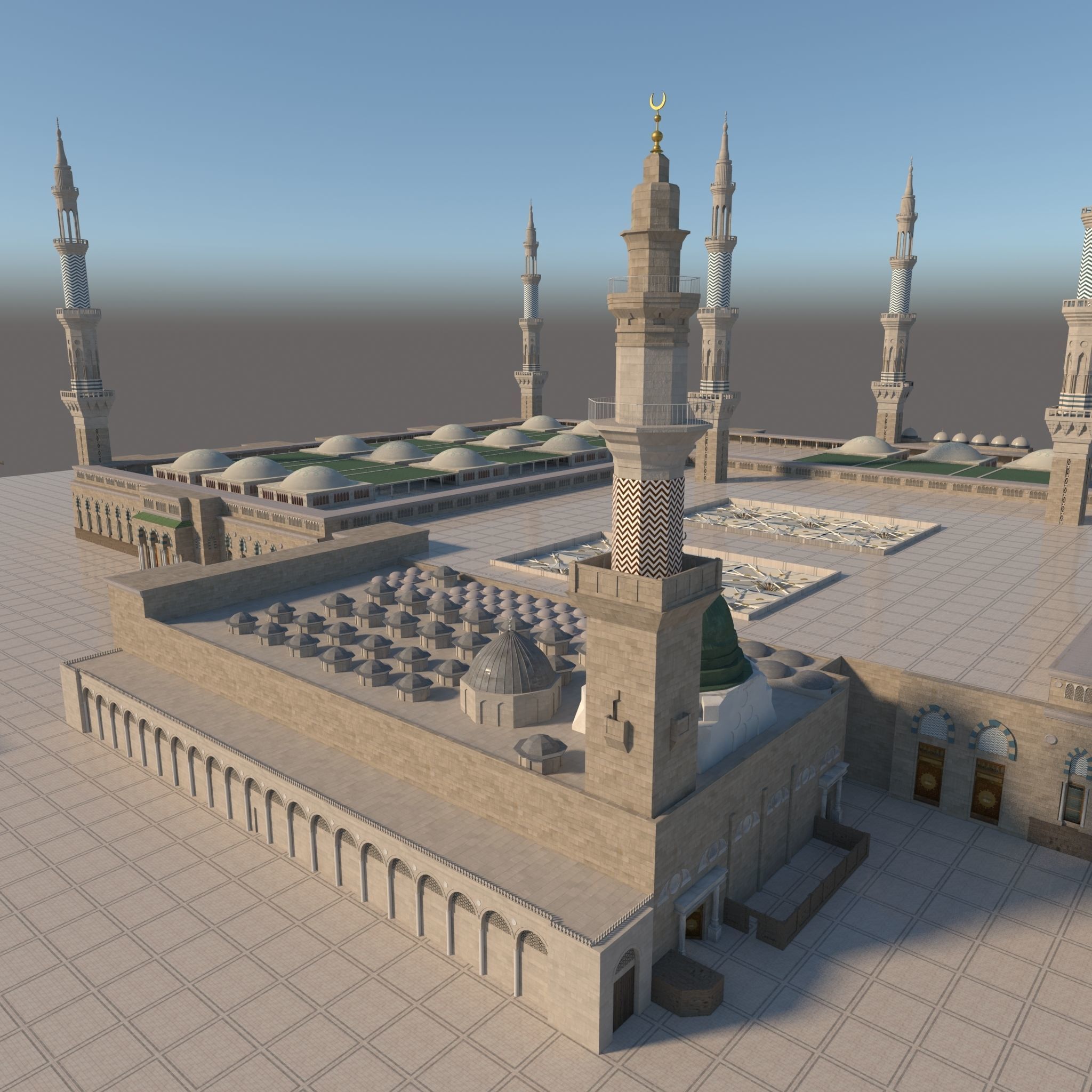 Masjid Nabawi 3D model_15