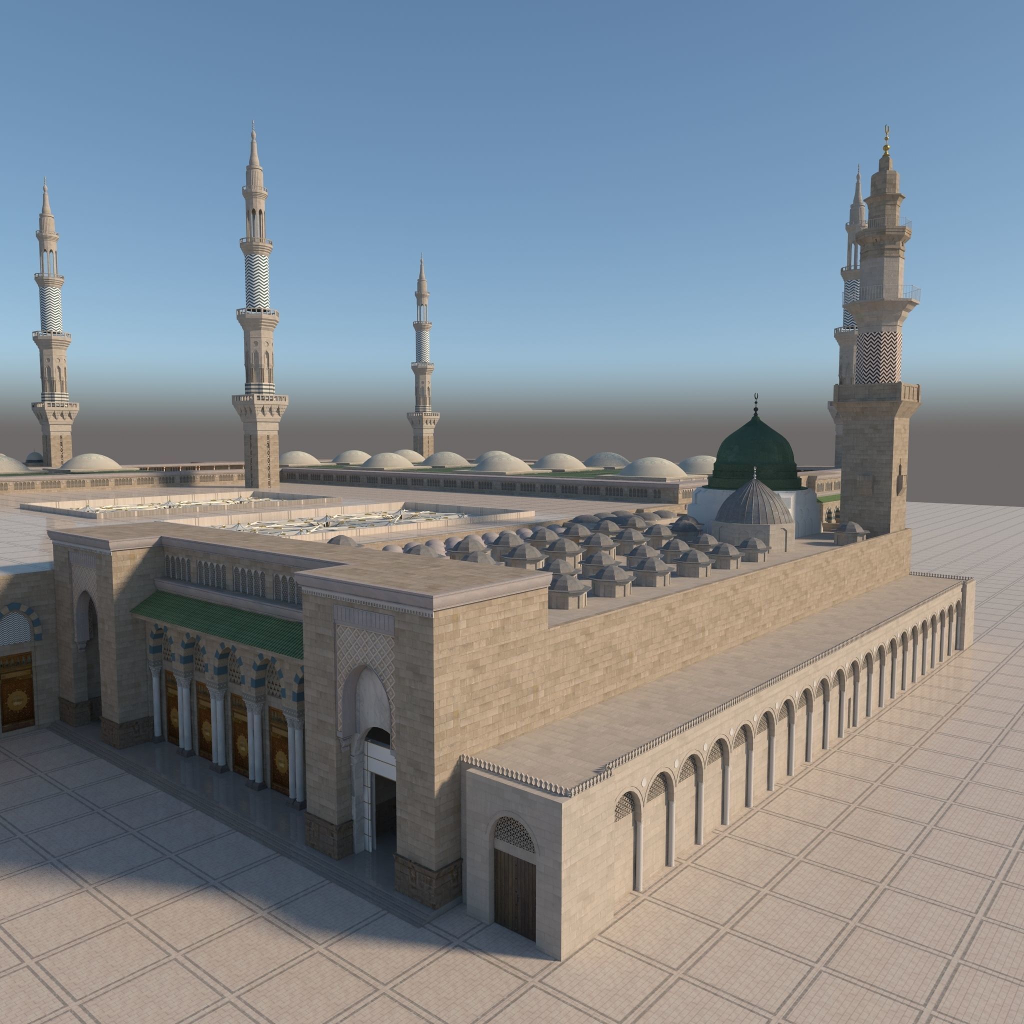 Masjid Nabawi 3D model_13
