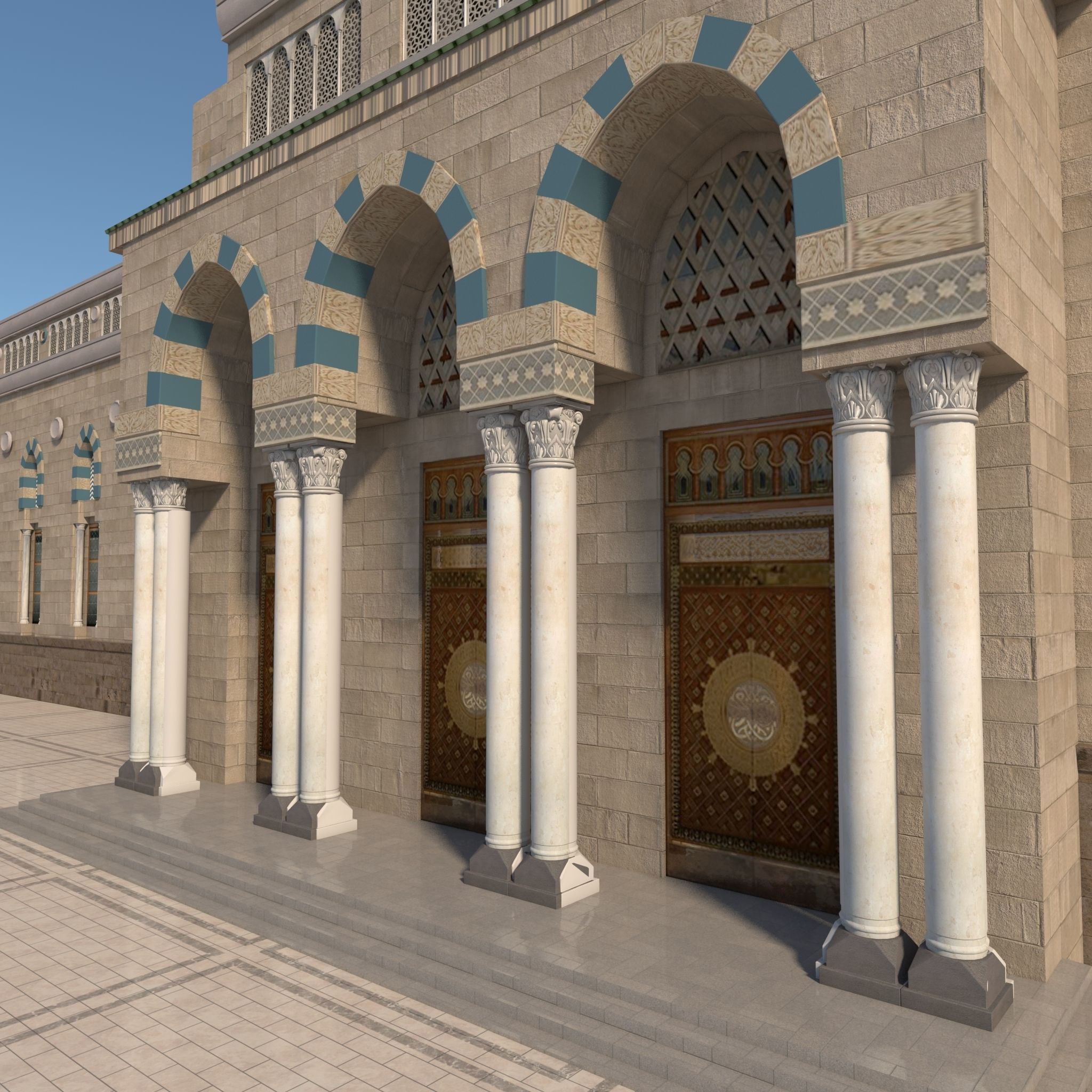 Masjid Nabawi 3D model_47