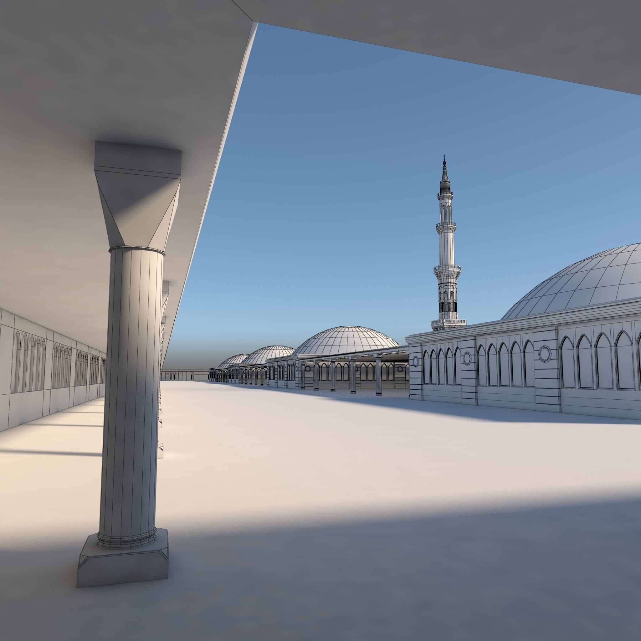 Masjid Nabawi 3D model_38