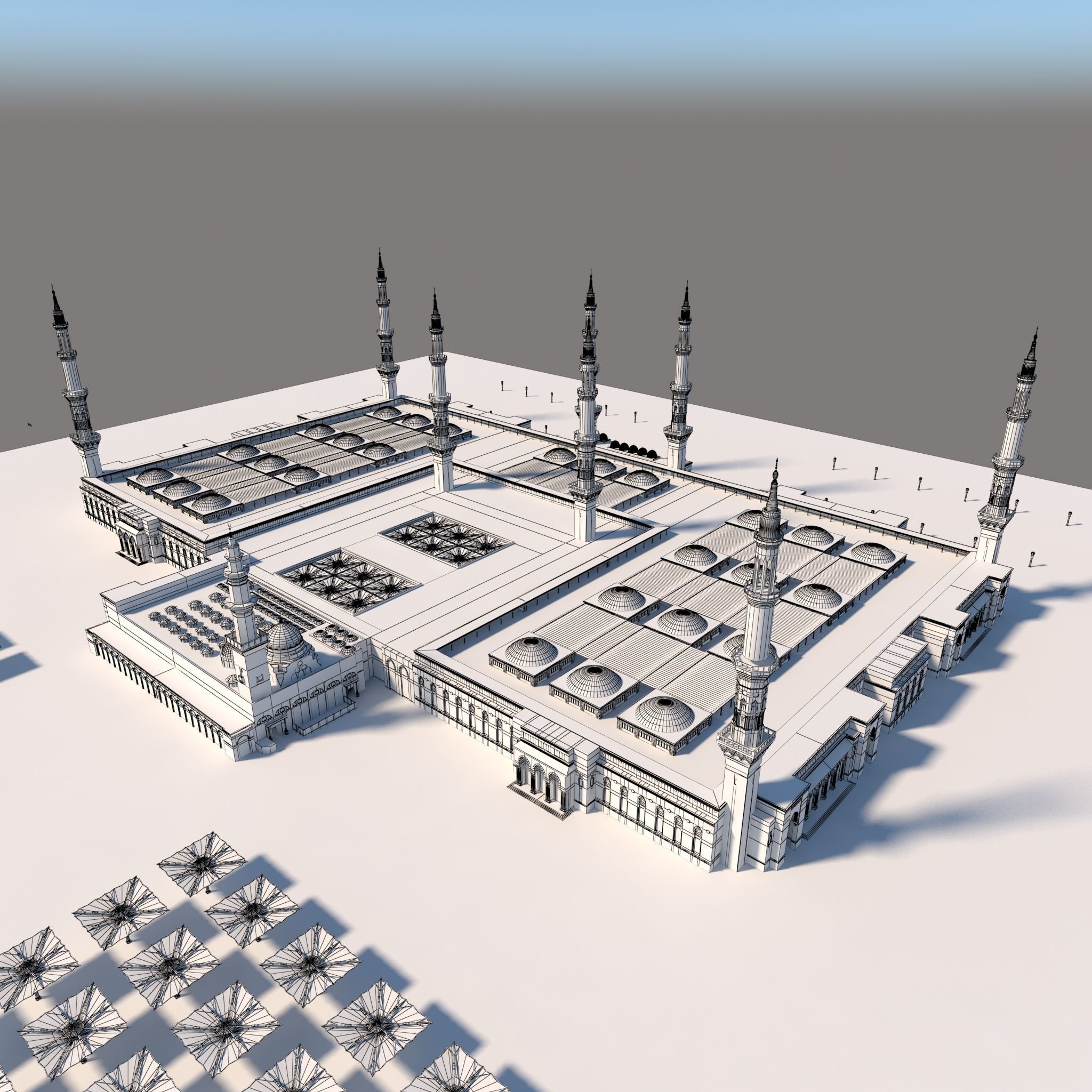 Masjid Nabawi 3D model_4